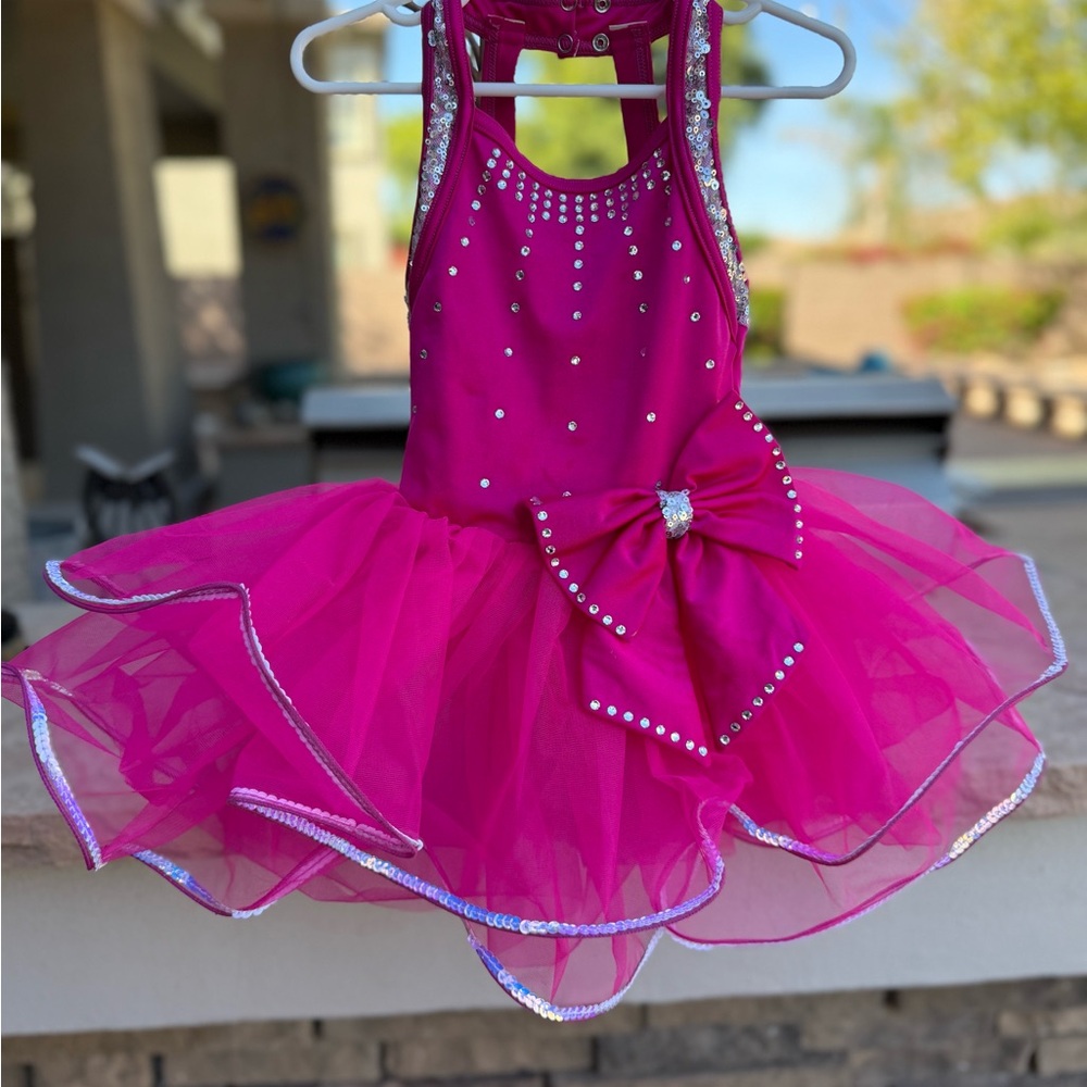 Weissman Fuchsia Sequin Tutu Dress